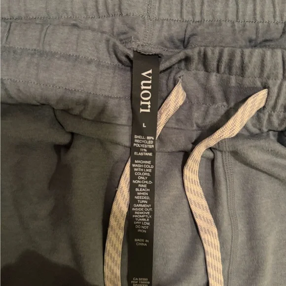 Vuori Light Blue Athletic Shorts - Picture 2 of 4